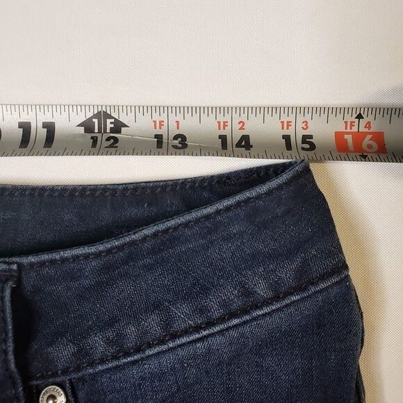 Womens Seven7 Denim Skinny Capris Jeans size 8 Capri Dark Wash - Picture 6 of 9